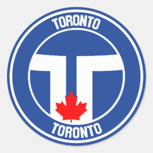 Adesivo Emblema redondo de Toronto
