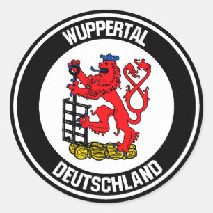 Adesivo Emblema redondo Wuppertal