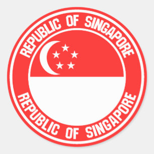 Adesivo Emblema Ronda de Singapura