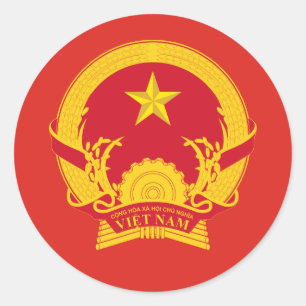 Adesivo Emblema vietnamita, Bandeira do Vietname