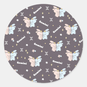 Adesivo Embraço de Gêmeos - Constelação de Gemini Zodiac