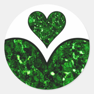 Adesivo Emerald Gem Heart