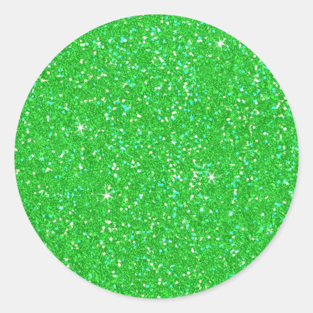 Adesivo Emerald Green Glitter Effect Sparkle (Frente)