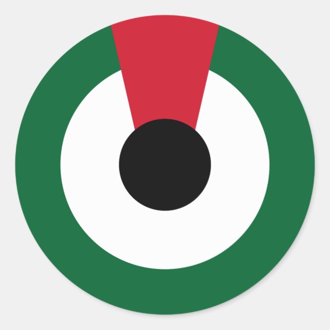 Adesivo Emirados Árabes Unidos - bandeira dos Emirados Ára (Frente)