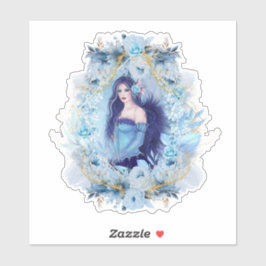 Adesivo Emma angel com flores