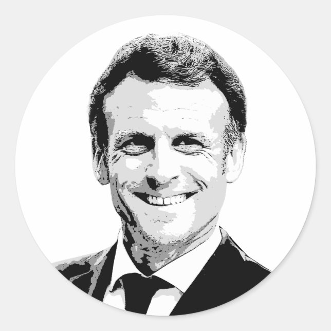 Adesivo Emmanuel Macron (Frente)