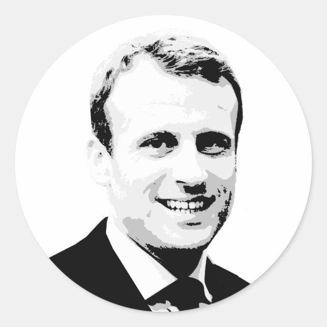 Adesivo Emmanuel Macron (Frente)