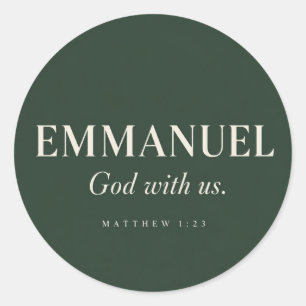 Adesivo EMMANUEL Mateus 1:23 Natal