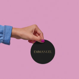 Adesivo EMMANUEL Minimalist Gold Sticker – Christmas Decor