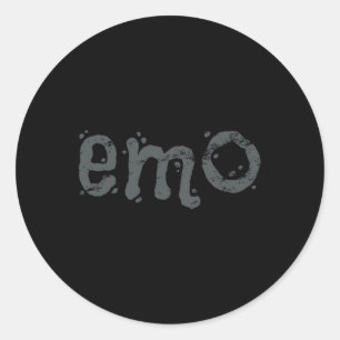 Adesivo EMO E Gótico Estático - Emo Preto Distante