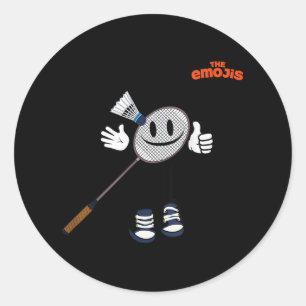 Adesivo Emoji Badminton Sports Thumb Up