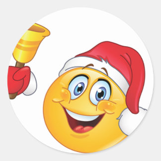 Adesivo Emoji Christmas Sticker Bell 1 1/2 polegadas