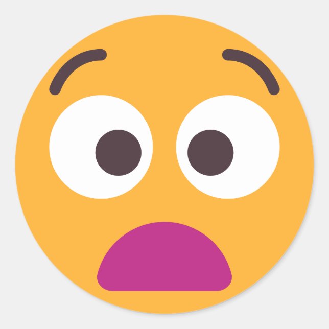 Adesivo Emoji, Colores Editáveis Indignados E Encarados (Frente)