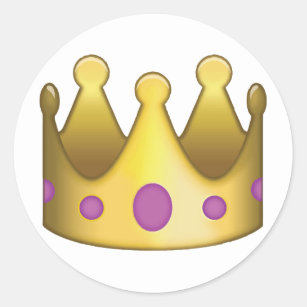 Adesivo Emoji da coroa