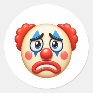Adesivo Emoji de Palhaço “Eu Confiei Nelas” Meme