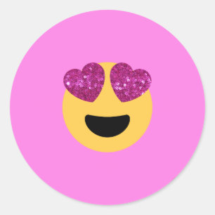 Adesivo emoji do coração