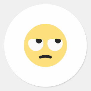 Adesivo emoji eye roll