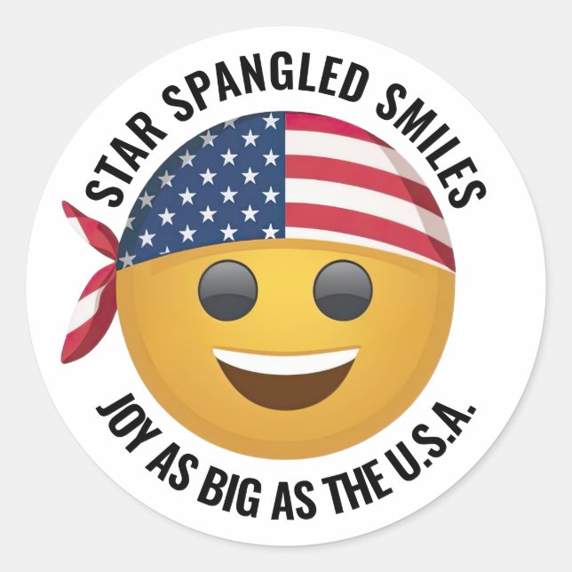 Adesivo Emoji Face Stickers (Frente)