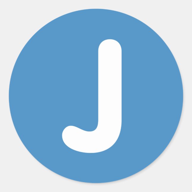 Adesivo Emoji Letter J Twitter (Frente)
