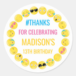 Adesivo Emoji Personalizada Stickers Aniversário Favoritos