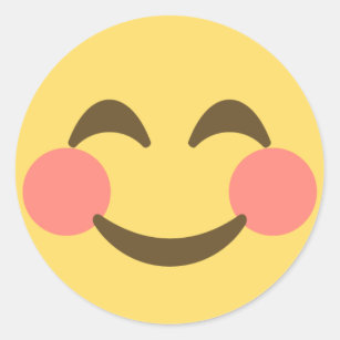 Adesivo Emoji Smiling Bonito
