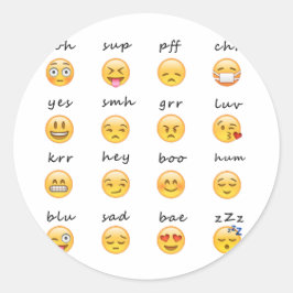 Adesivo Emoji Sticker