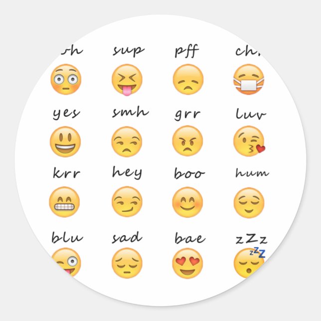 Adesivo Emoji Sticker (Frente)
