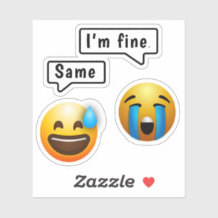 Adesivo Emoji Sticker Smiley face