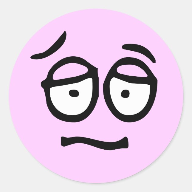 Adesivo Emoticon Customizable Background Sticker (Frente)