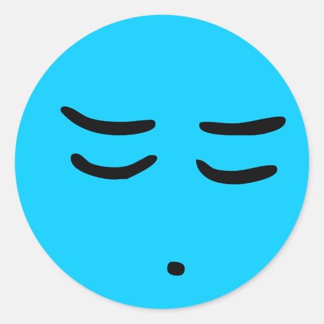 Adesivo Emoticon Customizable Background Sticker (Frente)