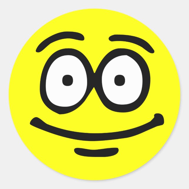 Adesivo Emoticon Customizable Background Sticker (Frente)