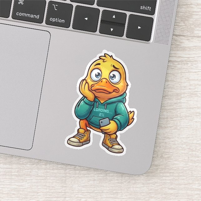 Adesivo Emotionally Buffering Duck (Detalhe)