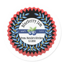 Emperramento de mirtilo feito com amor moderno, az