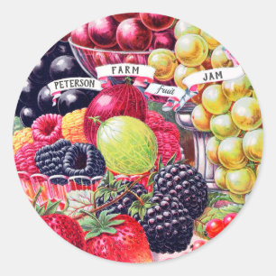 Adesivo Emperramento na Fruta da família Vintage