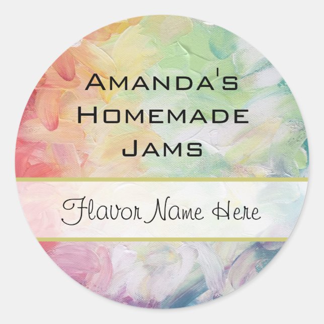 Adesivo Emperramento na pintura de Abstrato texturizada es (Frente)