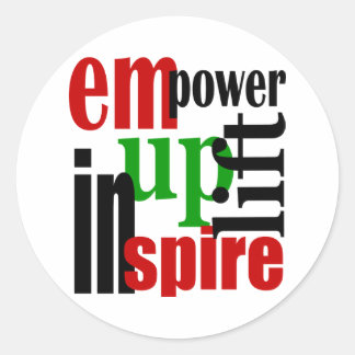 Adesivo Empower, Uplift, Inspire