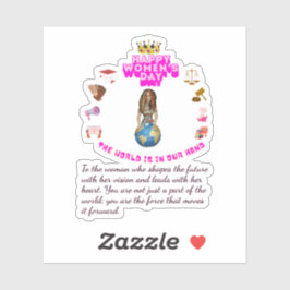 Adesivo Empowered to lead happy women's day