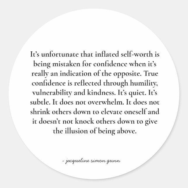 Adesivo Empowering quote (Frente)