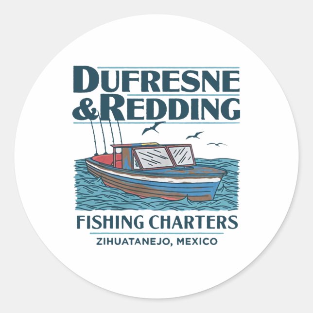 Adesivo Empreendimentos de Pesca Dufresne e Redding  (Frente)