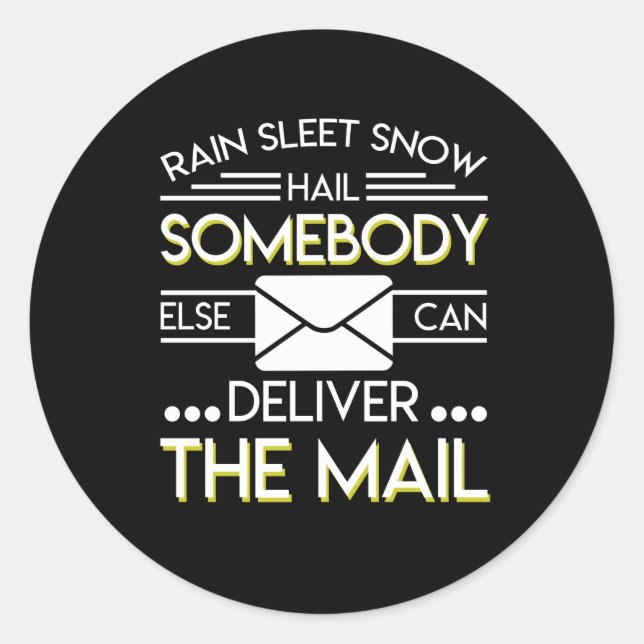 Adesivo Empregado Postal Aposentado Enviar Correio (Frente)