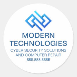Adesivo Empresa Moderna de Tecnologia de Computador de Seg