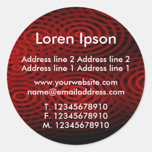 Adesivo Empresa/Perfil do Red Rain