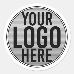 Adesivo Empresa personalizada de logotipo branco moderno m