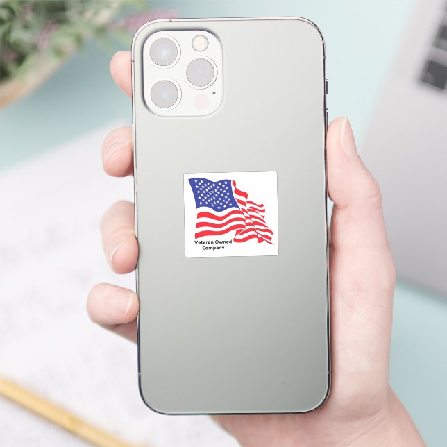 Adesivo Empresa proprietária de veteranos (Telefone)