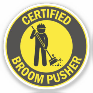 Adesivo Empurrador de Broom Certificado