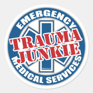 Adesivo EMS Trauma Junkie