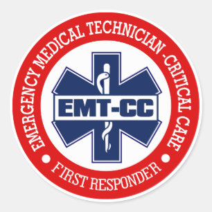 Adesivo EMT-CC (Emergency Medical Tech - Critical Care)