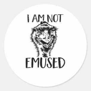 Adesivo Emu Pássaro Pássaro Pássaro Amar Austrália Emu