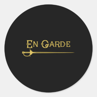 Adesivo En Garde Fencer Espalha Rapier Saber