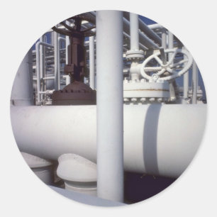 Adesivo Encanamento da refinaria de petróleo